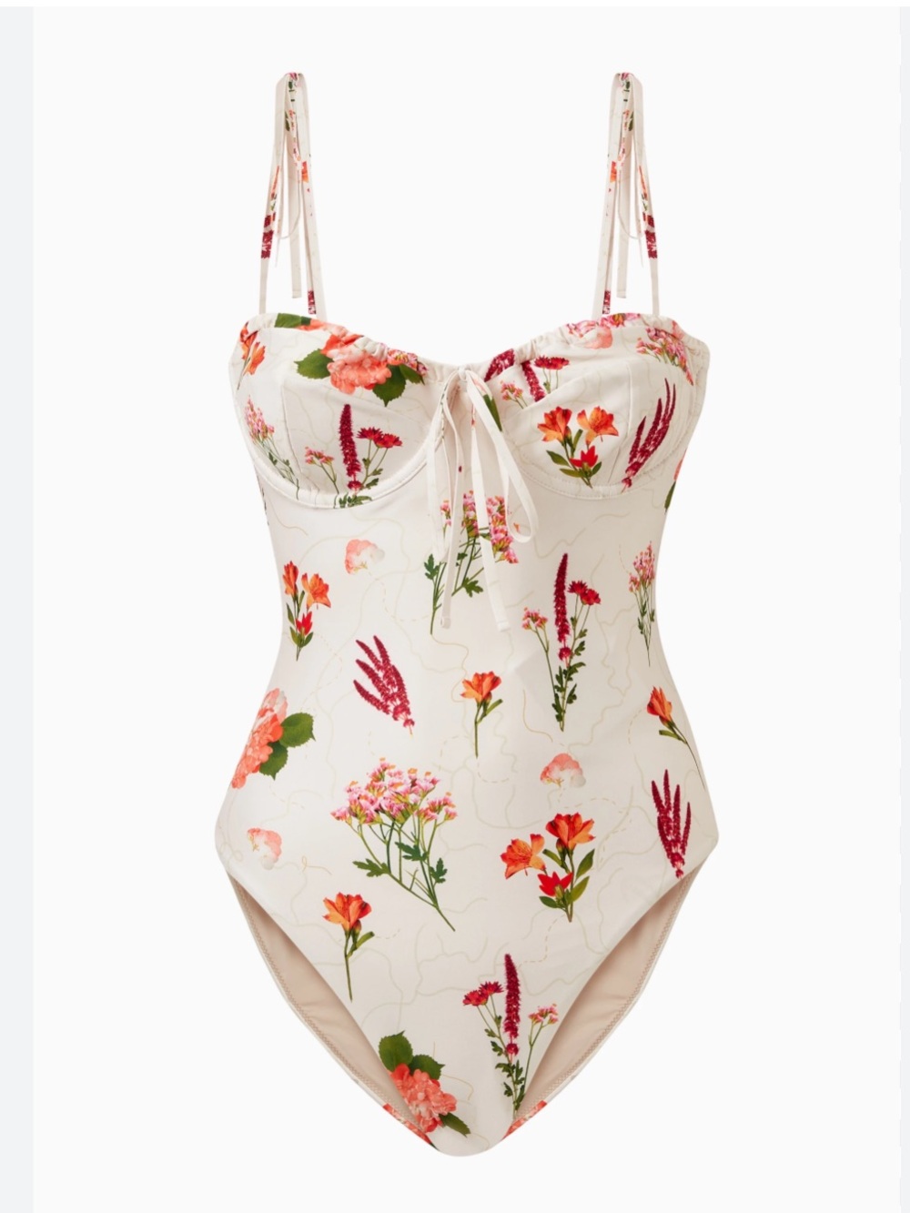 Agua by Agua Bendita Ebano Clementina One Piece with matching Pareo